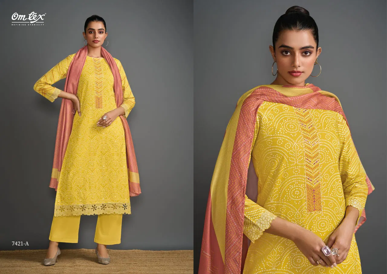 Glamour Gaze By Omtex Lawn Cotton Designer Dress Material Wholesale Online